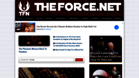 What Theforce.net website looks like in 2024 