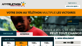 What Telethon.fr website looks like in 2024 