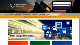 What Travelinescotland.com website looks like in 2024 
