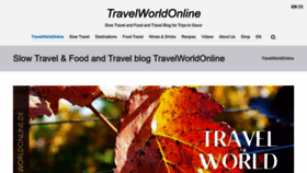 What Travelworldonline.de website looks like in 2024 