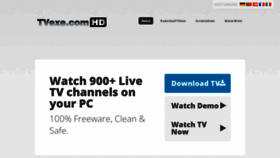 What Tvexe.com website looks like in 2024 