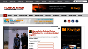 What Technicalreviewmiddleeast.com website looks like in 2024 