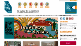 What Thebigdraw.org website looked like in 2024 (1 year ago)