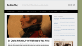 What Theirishstory.com website looked like in 2024 (1 year ago)