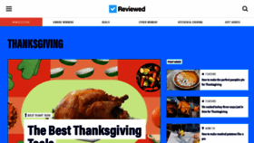 What Thanksgiving.com website looks like in 2024 