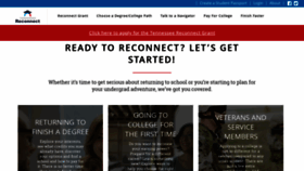 What Tnreconnect.gov website looked like in 2024 (1 year ago)