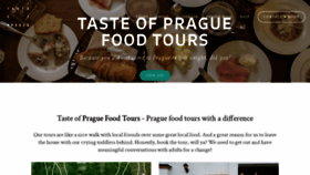 What Tasteofprague.com website looked like in 2024 (1 year ago)