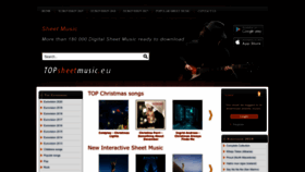What Topsheetmusic.eu website looks like in 2024 