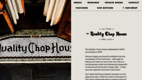 What Thequalitychophouse.com website looks like in 2024 