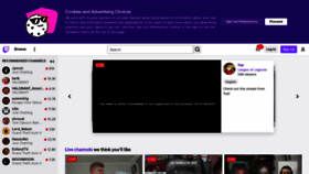 What Twitch.com website looks like in 2024 
