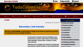 What Todacolombia.com website looks like in 2024 