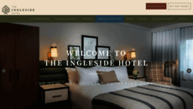 What Theinglesidehotel.com website looks like in 2024 