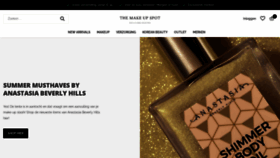 What Themakeupspot.nl website looks like in 2024 