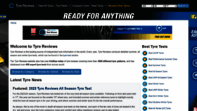 What Tyrereviews.co.uk website looks like in 2024 
