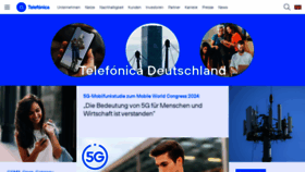 What Telefonica.de website looks like in 2024 