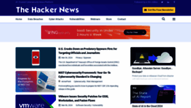 What Thehackernews.com website looks like in 2024 