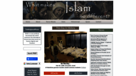 What Thereligionofpeace.com website looks like in 2024 