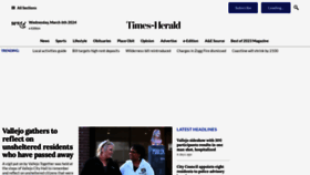 What Timesheraldonline.com website looks like in 2024 