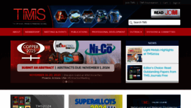What Tms.org website looked like in 2024 (1 year ago)