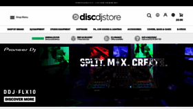What Thediscdjstore.com website looks like in 2024 