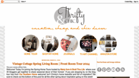 What Thriftyandchic.com website looks like in 2024 