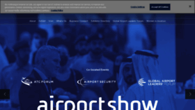 What Theairportshow.com website looks like in 2024 