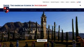 What Tasis.ch website looks like in 2024 