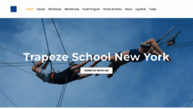 What Trapezeschool.com website looks like in 2024 