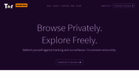 What Torproject.net website looks like in 2024 