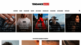 What Tendancemag.com website looks like in 2024 