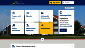 What Tholen.nl website looks like in 2024 