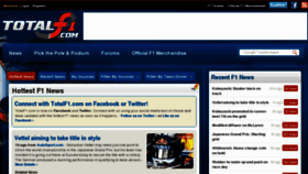 What Totalf1.com website looked like in 2011 (12 years ago)