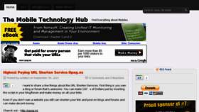 What Themobilegadget.com website looked like in 2011 (12 years ago)