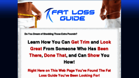 What Thefatlossguide.com website looked like in 2011 (12 years ago)