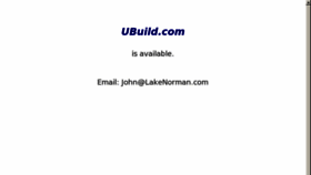 What Ubuild.com website looked like in 2011 (12 years ago)