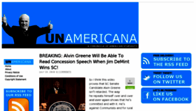 What Unamericana.com website looked like in 2011 (13 years ago)