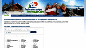 What Unterkunft.ws website looked like in 2011 (13 years ago)