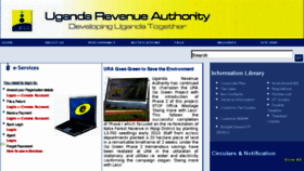 What Ura.go.ug website looked like in 2011 (13 years ago)