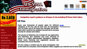 What Usvisa.in website looked like in 2012 (12 years ago)