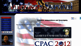 What Usasurvival.org website looked like in 2012 (12 years ago)