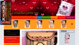 What Undangancantik.com website looked like in 2012 (12 years ago)
