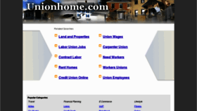 What Unionhome.com website looked like in 2012 (12 years ago)