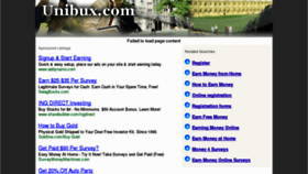 What Unibux.com website looked like in 2012 (12 years ago)