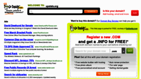 What Upstats.org website looked like in 2012 (11 years ago)