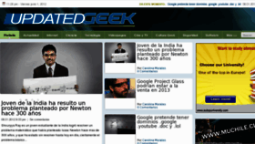 What Updatedgeek.com website looked like in 2012 (11 years ago)