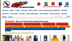 What Ustopdeals.com website looked like in 2012 (11 years ago)