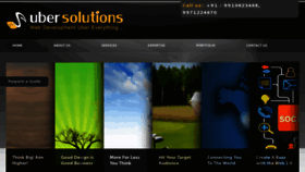 What Ubersolutions.in website looked like in 2012 (11 years ago)