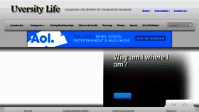 What Uversitylife.com website looked like in 2012 (11 years ago)