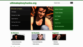 What Ultimatepinoyhunks.org website looked like in 2012 (11 years ago)