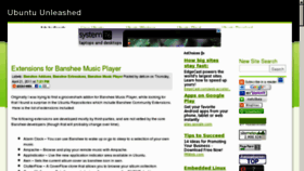 What Ubuntu-unleashed.com website looked like in 2012 (11 years ago)